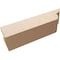 Ekena Millwork 4in. W x 4in. H x 16in. L Crestline Woodgrain TimberThane Rafter Tail, Primed Tan RFTUR04X04X16CRERCPR - alternate 3